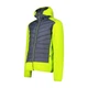 Куртка CMP Men's Unlimitech Jacket Hybrid with Fixed Hood Grey/Lime XL (1097-34P1817-U911 52) - изображение 2
