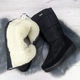 Сапоги дутики женские зимние средней высоты черные на танкетке Progress 41р (26,5 см) 2877-2 - изображение 6