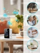 Анализатор качества воздуха 5в1 CO2 TVOC HCHO Датчик температуры и влажности портативный - изображение 6