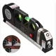 Лазерный уровень со встроенной рулеткой Laser Level Pro 3 Нивелир строительный 62109/55 - изображение 1