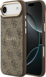 Панель Guess 4G PU Classic Logo MagSafe для Apple iPhone Air Brown (GUHMP17MP4MSEGCW) - зображення 1