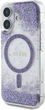 Панель Guess Resin Gradient Glitter MagSafe для Apple iPhone 16 Purple (GUHMP16SRGRGEU) - зображення 2