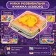 Мягкая развивающая книжка-бизиборд C75321 — фетровая сенсорная книга с часами и застёжками, от 1 года - изображение 7