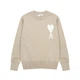 Свитер Ami Paris Ami de Coeur Sweater White Размер M Бежевый - изображение 1