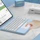Чехол с клавиатурой и мышкой FegishCase Apple iPad Pro 12.9" (2018) Ukrainian keyboard, Blue - изображение 10