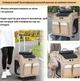 Рюкзак переноска для кота кошки собаки домашних животных до 10 кг сумка с окошком и выдвижной ручкой на колесиках колесах кошачьи рюкзаки сумки для переноски котов кошек маленьких собак коричневый (002256) - изображение 8