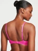 Бюстгальтер жіночий Victoria's Secret Very Sexy Logo Embroidered Balconette Pink (36D) - зображення 2