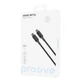 Кабель Proove Dense Metal Type-C to Type-C 60w (1m) black - зображення 3
