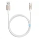 Кабель Proove Dense Metal Micro USB 2.4A (1m) white - зображення 3