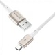 Кабель Proove Dense Metal Micro USB 2.4A (1m) white - зображення 4