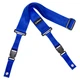 Ремень для гитары DiMarzio 2 Inch Nylon ClipLock Blue (DD2200BL) - изображение 1