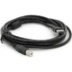 Кабель для принтера USB 2.0 AM/BM 3.0m ferrite black Voltronic (YT-AM/BM-3.0BB) - зображення 1