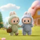 Мягкая игрушка No Brand сюрприз Labubu Первое поколение 17 см Mix color Затемненный пакет (YT41824) - изображение 3