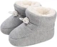 Детские теплые пинетки "Warm Paws" для малышей (длина стельки 12,5 см) (12-18 месяцев) серый (KS1032) - изображение 3