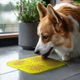 Универсальная посуда для животных WAUDOG Silicone Коврик для слизывания 19х19х1 см желтый (23528) - изображение 6