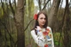 Лляна сукня з квітковою вишивкою M Сіра - изображение 2