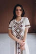 Вишите плаття Etnoshop Барви традицій бохо M Біле - изображение 2