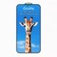 Захисне скло Giraffe для iPhone 13 / 13 Pro / 14 / 16e, ESD Anti-Static, 9H, Full Glue, з чорною рамкою - зображення 2