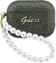 Чохол Guess Glitter Pearl Strap для Apple AirPods Pro 3 Khaki (GUAP3GLGPSA) - зображення 1