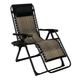 Розкладне крісло шезлонг LEOBRO Zero Gravity Premium Grey Rattan (LB-ZGC-G2-RG) - зображення 2