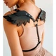 Портупея з крильцями Black Angel екошкіра K000994 - изображение 3