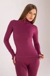 Женская водолазка в рубчик Giulia FLEX LONGSLEEVE POWER S/M Domsor, эластичная водолазка из микрофибры - изображение 2