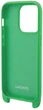 Панель Lacoste для iPhone 14 Pro Iconic Petit Pique Crossbody Green (LCHCP14LSPVCN) - зображення 2