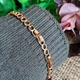 Браслет Xuping Jewelry 4-10мм длина 17-19см медицинское золото позолота 18К 2398 - изображение 3