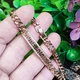 Браслет Xuping Jewelry 6-7мм длина 17-19см медицинское золото позолота 18К 2394 - изображение 6