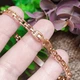 Браслет Xuping Jewelry 4-6мм длина 18см медицинское золото позолота 18К 2382 - изображение 4