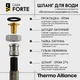 Гнучка підводка для води 80 см Thermo Alliance 1/2" ВВ, Ø18 мм (посилений), прохід 10 мм, нержавіюче обплетення - зображення 3