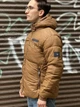 Чоловіча зимова куртка Tommy Hilfiger тепла з капішоном Розмір M коричневого кольору - изображение 4