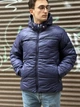 Зимова чоловіча куртка Tommy Hilfiger теплий пуховик з капішоном Розмір XL Темно-синього кольору - зображення 1