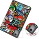 Чехол (книжка) Lenovo TB352 Tab K11 Plus, BeCover Smart, Graffiti, Рисунок - 622089 - изображение 4