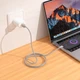 USB кабель Hoco X107 Favor, MicroUSB, 1.2 м., Сірий - 494982 - зображення 4