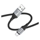 USB кабель Hoco X102, MicroUSB, 1.0 м., Черный - 391907 - изображение 1