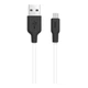 USB кабель Hoco X21 Plus, MicroUSB, 1.0 м., Черный - 202244 - изображение 1