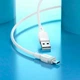 USB кабель Hoco X109, MicroUSB, 1.0 м., Білий - 557266 - зображення 3