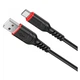 USB кабель Hoco X59, Type-C, 2.0 м., Чорний - 401476 - зображення 1