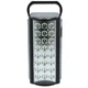 Універсальний акумуляторний переносний ліхтар ALFARID 24 LED з USB-зарядкою та акумулятором 6V для дому та походів Чорний - зображення 2