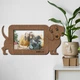 Фоторамка The Frame Depot с таксой персонализирована на 1 горизонтальное фото Коричневый (dog_dachshund) - изображение 2