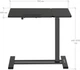Приставний стіл на колесах з регулюванням висоти RZTK Desk Compact 2 700 х 400 мм Black - зображення 10