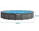 Каркасный бассейн Intex Greywood Prism Frame Pool 549x122 см с фильтр-насосом, тентом, подстилкой и лестницей (IND-26744) - изображение 4