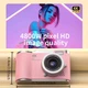 Цифровая 4K камера OURLIFE с поворотным 2,4-дюймовым экраном и откидной крышкой, для фото и видео высокого разрешения, розовая - изображение 5