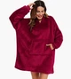 Плюшевое одеяло с капюшоном Huggle Hoodie универсальный размер - изображение 4