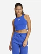 Спортивный топ для фитнеса женский Adidas W FI 3S Tank IS3635 XS Синий (4066757917905) - изображение 1