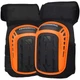 Профессиональные гелевые наколенники Gel Kneepads KP006, Цвет: Черный/Оранжевый - изображение 1