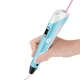 3D ручка Pen 6 з планшетом LCD дисплей PLA ABS пластик 100 м дитяча для малювання блакитна - зображення 2