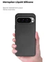 Чохол AeronCase+ для Google Pixel 9 Pro з мікрофіброю | Тонкий, захисний, чорний - зображення 4