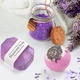 Подарочный набор Lesko Spa Gift Basket Set 01 Violet 8 предметов термостакан мыло бомбочка свеча браслет - изображение 2